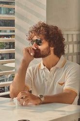 Tipping Collar Polo Shirt -  Serene